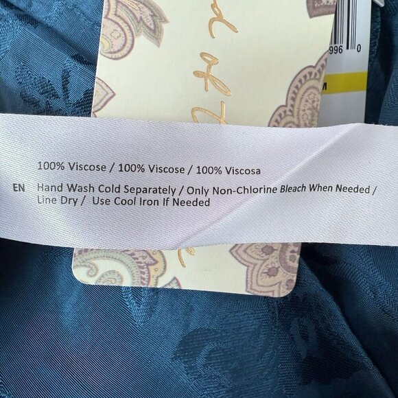 BAND OF THE FREE Celene Deep Teal Layered Midi Skirt Sz Medium Boho Gypsy NWT - Picture 10 of 10